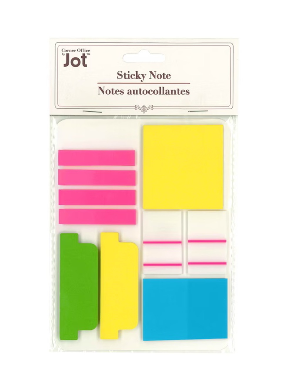Jot Multi Color Sticky Note Tabs Sheet NWT